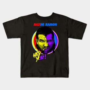 Hey You Razor Ramon 1958-2022 Thank For The Memories Kids T-Shirt